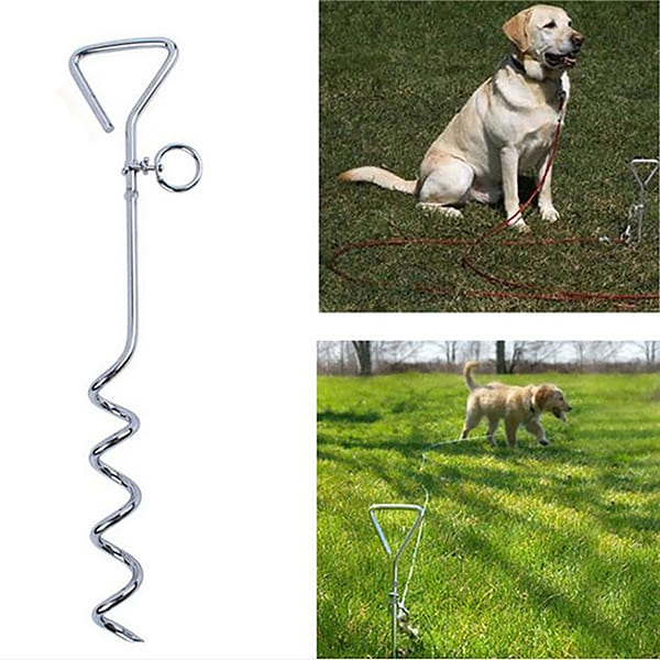 Spiral Ground Stake Spike Comet Pets